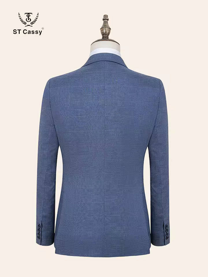 ST Cassy High-end Brand Formal Business Lapel Formal Blazer Slim Fit Leisure Suit jacket