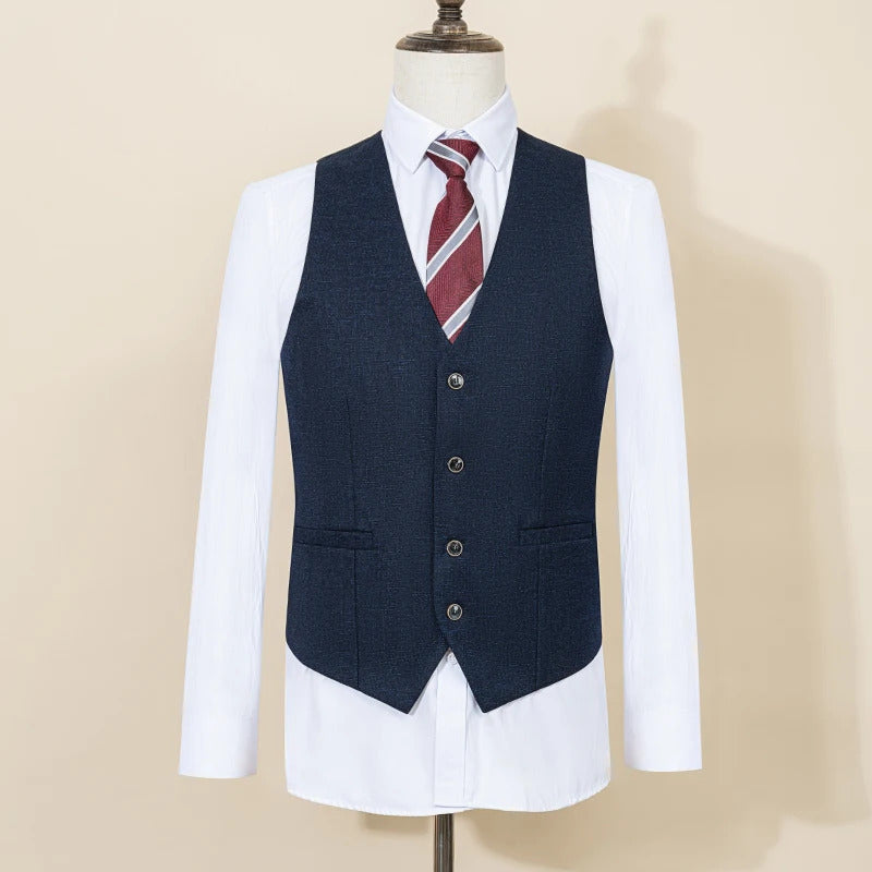ST Cassy High Quality Male Groom Wedding Blazers Slim fit casual evening gown Business Office khaki Men's Suits