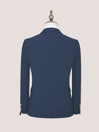 ST Cassy double-breasted Men's Suit Fashionable and Casual Slim Fit Male Groom Wedding Blazers Party Dress Jacket Coat Pants