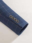 ST Cassy High Quality Plaid suit Formal Business Office Men's Suits Fashionable and Casual evening gown