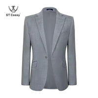 ST Cassy High-end Brand Formal Business Lapel Formal Blazer Slim Fit Leisure Suit jacket