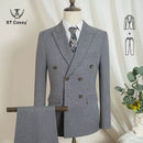 ST Cassy light brown Elegant Man Suit 2 Pcs Set Modern Wedding Party Suits for Men Stylish high quality Business office suit