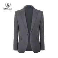 ST Cassy High-end Brand Formal Business Lapel Formal Blazer Slim Fit Leisure Suit jacket