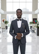 ST Cassy High Quality Men's Suit Slim Fit Male Groom Wedding Blazers Party Dress  Suit Business Office three-piece