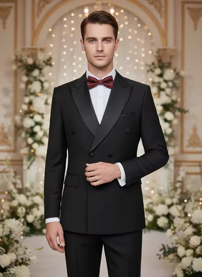 ST Cassy High Quality Wedding Groom Dress Men's evening gown Slim Fit Leisure suit Blazers Elegant man suit