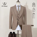 ST Cassy new 2 buttons on suit blue modern design mens office wear blazer coustime homme luxe Bead edge craftsmanship