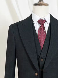 ST Cassy luxury man suits dark green jacket for men Classic men's suit wedding dresses Slim-Fit full men's suit business office