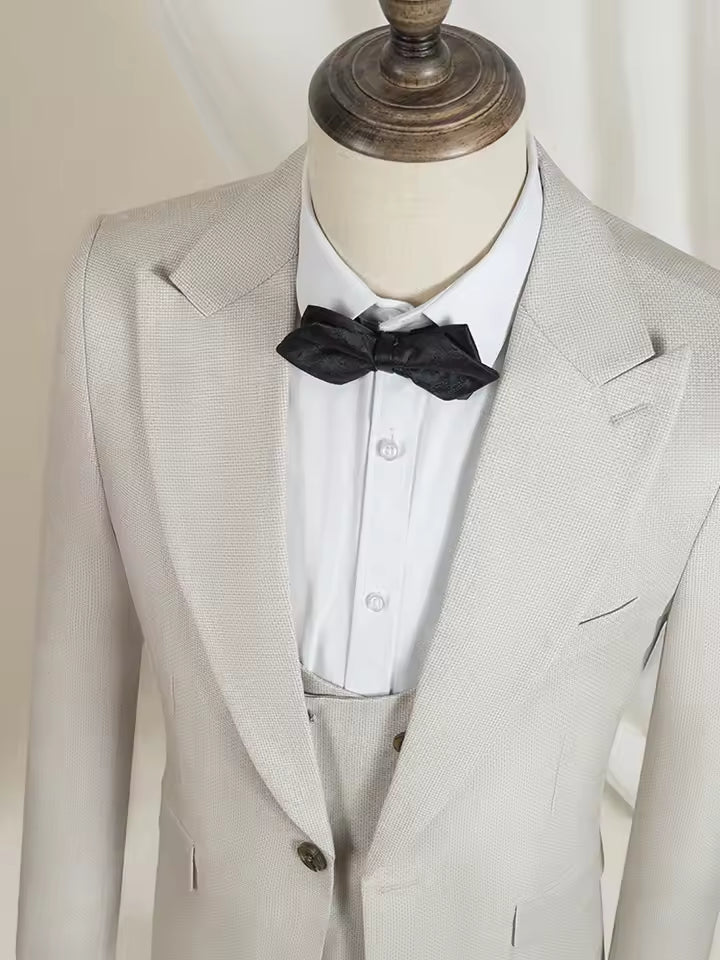 ST Cassy high quality luxury men's suit Slim-Fit Men's wedding dresses coat Classic for wedding full men's suit business office