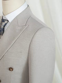 ST Cassy light brown Elegant Man Suit 2 Pcs Set Modern Wedding Party Suits for Men Stylish high quality Business office suit