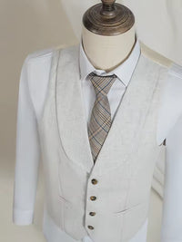 ST Cassy high quality luxury men's suit elegant suits for men leisure beige luxury man jacket Slim-Fit full men's suit business office