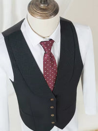 ST Cassy luxury man suits dark green jacket for men Classic men's suit wedding dresses Slim-Fit full men's suit business office