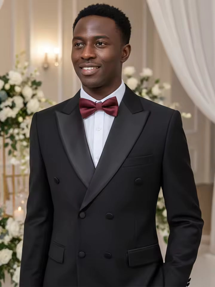 ST Cassy High Quality Wedding Groom Dress Men's evening gown Slim Fit Leisure suit Blazers Elegant man suit