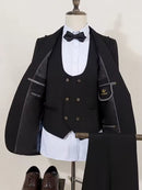 ST Cassy black Groom Suit Elegant Wedding Tuxedo Formal Party Blazer for Men Stylish Slim Fit man suit