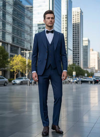 ST Cassy new 2 buttons on suit blue modern design mens office wear blazer coustime homme luxe Bead edge craftsmanship