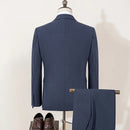 ST Cassy High-end Brand Formal Business Men's Suits Lapel Formal Blazer Slim Fit（jacket+Vest+Pants）