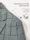 ST Cassy High Quality Plaid suit Fashionable and Casual Jacket Coat Slim Fit Leisure elegant Men's jackets