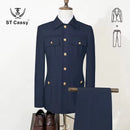 ST Cassy Blue Hunting Style Work Suit Men 2 Pieces Multi Pocket Cargo Blazer Set Loose Casual Streetwear Outdoor Daily Wear Suit byST Cassy Official St... (4.8 | 800+ sold )