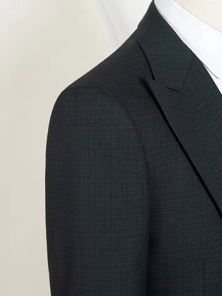 ST Cassy luxury man suits dark green jacket for men Classic men's suit wedding dresses Slim-Fit full men's suit business office