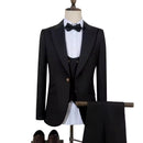 ST Cassy black Groom Suit Elegant Wedding Tuxedo Formal Party Blazer for Men Stylish Slim Fit man suit