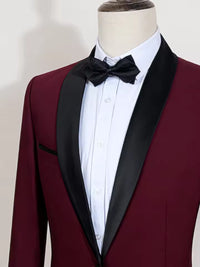 ST cassy white Elegant Men's Suit Groom Wedding Tuxedo Slim Fit Blazer for Party Prom Night