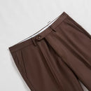 ST Cassy High Quality Jacket+pants elegant light coffee fine grain double breasted gentleman's suit set Stereoscopic cutting lapel collar