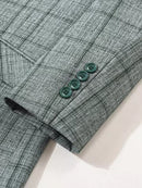 ST Cassy High Quality Plaid suit Fashionable and Casual Jacket Coat Slim Fit Leisure elegant Men's jackets