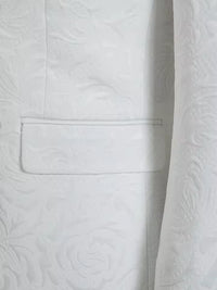 ST Cassy high quality luxury men's suit 2 piece set white luxury man jacket Wear 2 piece set Classic men's suit for wedding