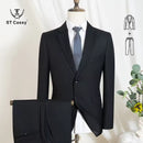 ST Cassy 2 piece set Classic men's suit Classic Slim-Fit 2-Button Design for Formal Occasions business office luxury man jacket