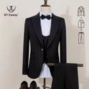 ST Cassy black Groom Suit Elegant Wedding Tuxedo Formal Party Blazer for Men Stylish Slim Fit man suit
