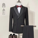 ST Cassy High Quality Wedding Groom Dress Men's evening gown Slim Fit Leisure suit Blazers Elegant man suit