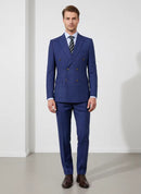 ST Cassy 2-piece set of jackets and pants Elegant suits for men double-breasted Plaid suit Formal Business Office Men's Suits