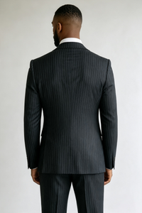 ST Cassy Royal Blue Pinstripe Double Breasted Suit | Formal Business 2 Piece Suit For Men