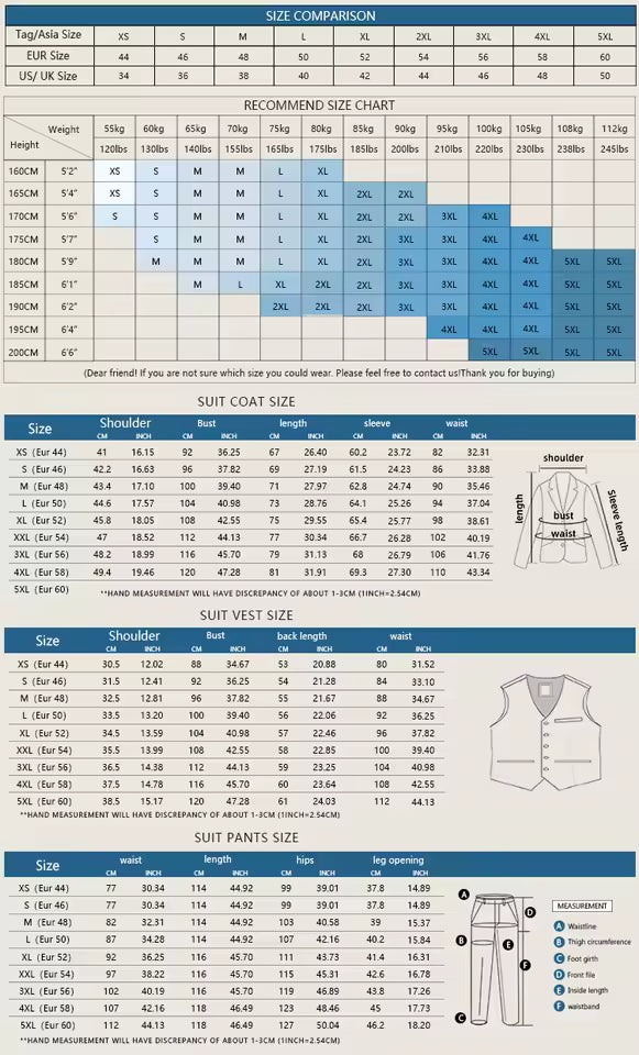 ST Cassy Elegant Men's Suit Groom Wedding Tuxedo Slim Fit Blazer for Party Prom Night