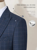 ST Cassy High Quality Plaid suit Formal Business Office Men's Suits Fashionable and Casual evening gown