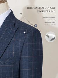 ST Cassy High Quality Plaid suit Formal Business Office Men's Suits Fashionable and Casual evening gown