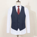 ST Cassy High-end Brand Formal Business Men's Suits Lapel Formal Blazer Slim Fit（jacket+Vest+Pants）